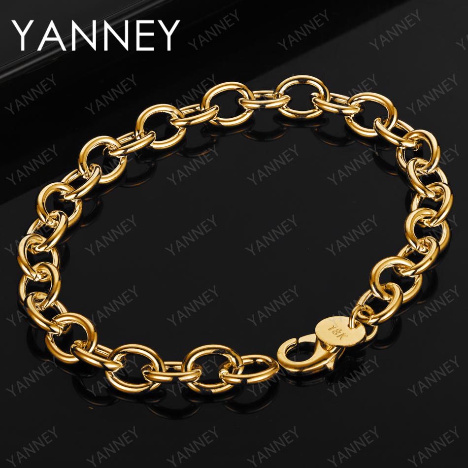 8 Inches Charm 925 Sterling Si - Men Accessories Chain And Bracelet ulasan dan harga