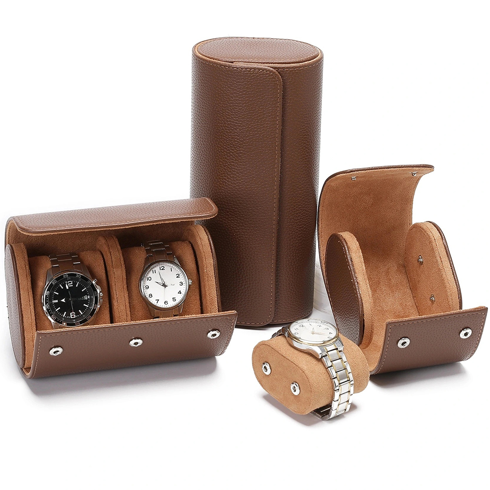 Luxury PU Leather Watch Case W - Men Accessories Organiser ulasan dan harga
