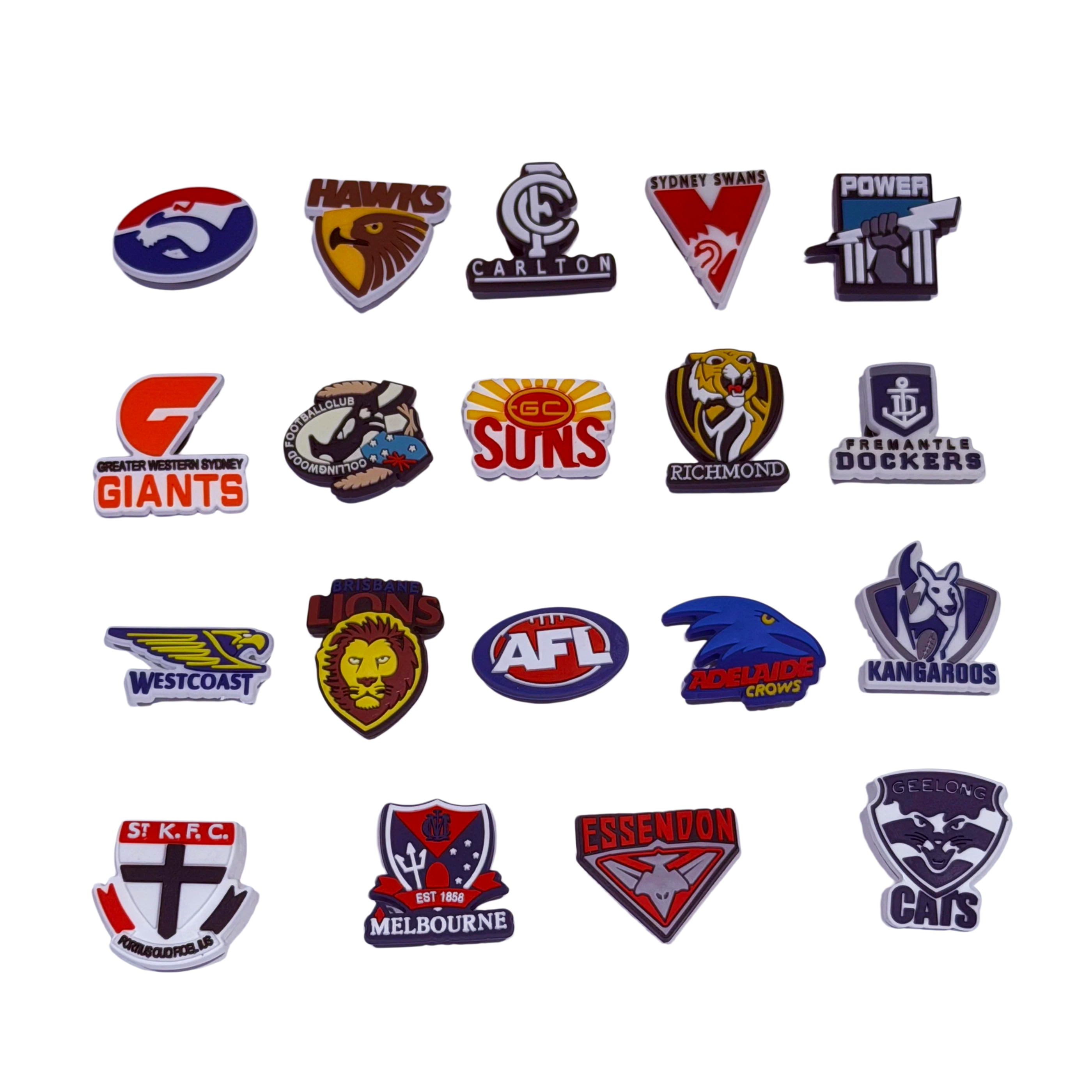 19-100pcs AFL Teams Australia  - Men'S Accessories Australia ulasan dan harga