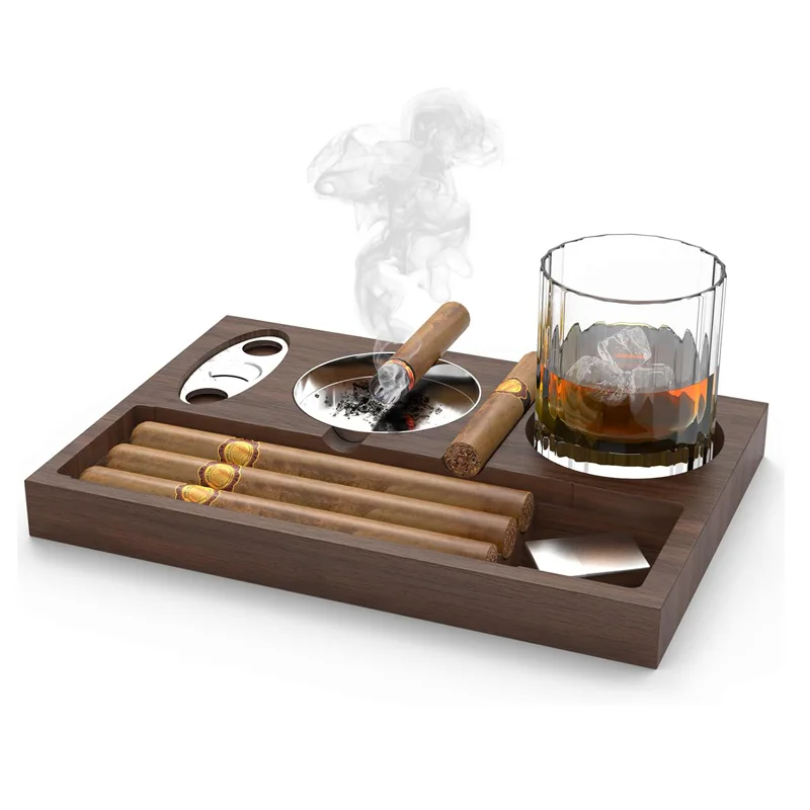 New Cigar Ashtray with Cigar C - Men'S Accessories Tray ulasan dan harga