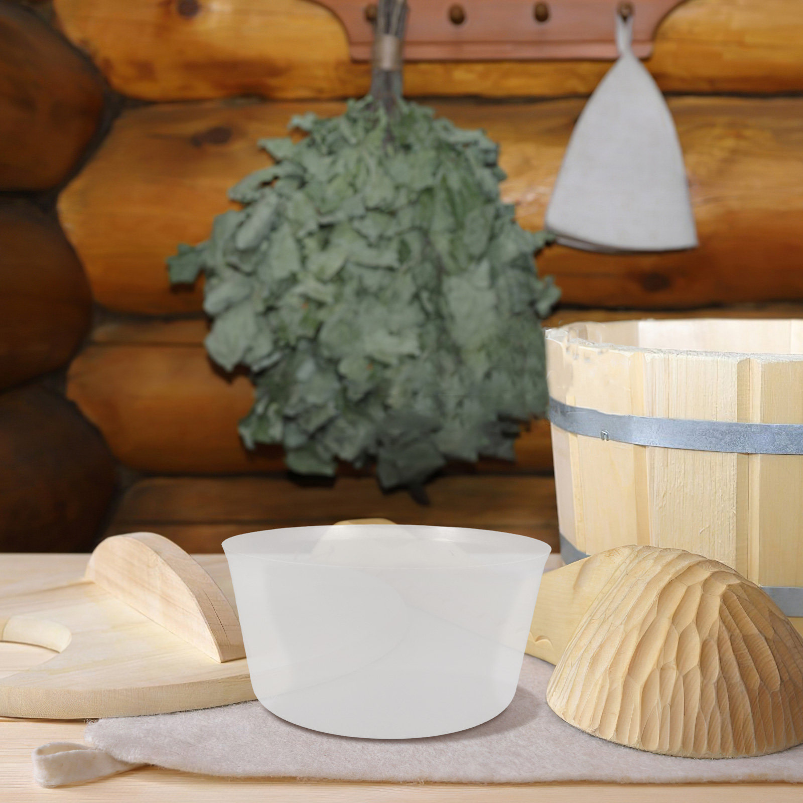 Wooden Sauna Bucket Liner Esse - Men'S Accessories Essentials ulasan dan harga