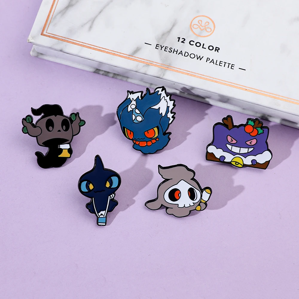 6 Pcs Creative Cartoon Elf Bro - Lapel Pin Enamel ulasan dan harga