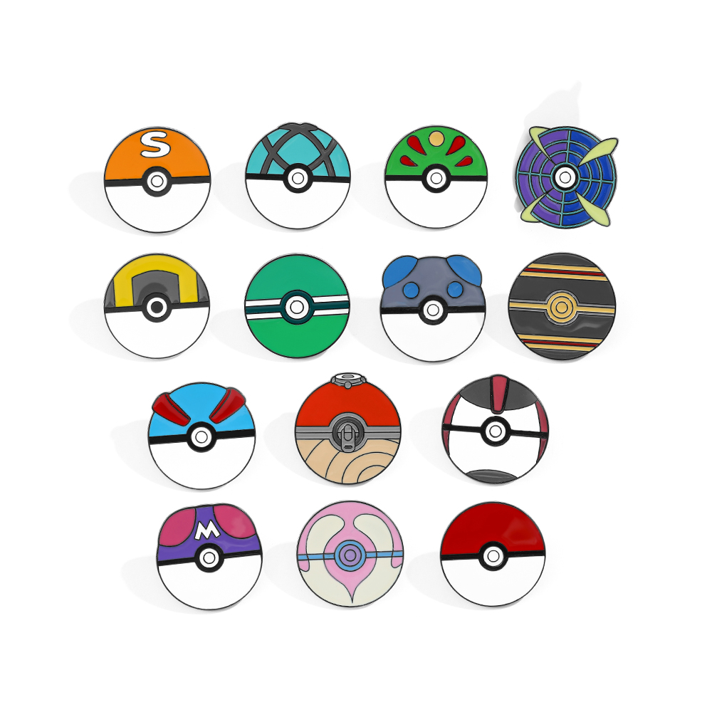 14 Pcs Cartoon Brooch Minimali - Lapel Pin Enamel ulasan dan harga
