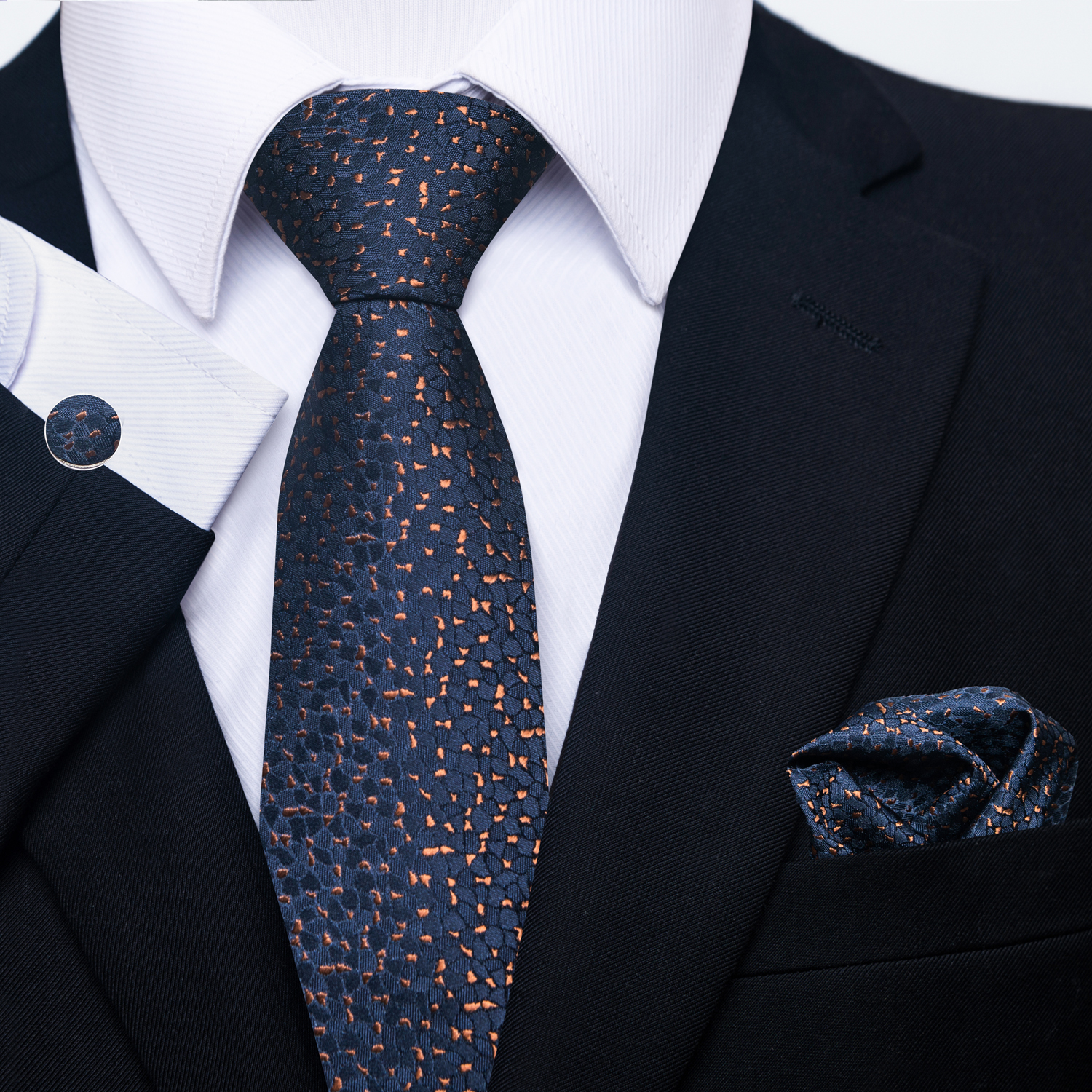 Brand 100% Silk Tie Pocket Squ - Men'S Accessories Gift Set Branded ulasan dan harga