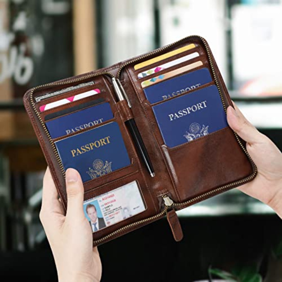 Polare Full Grain Leather Pass - Passport Wallet Rfid ulasan dan harga