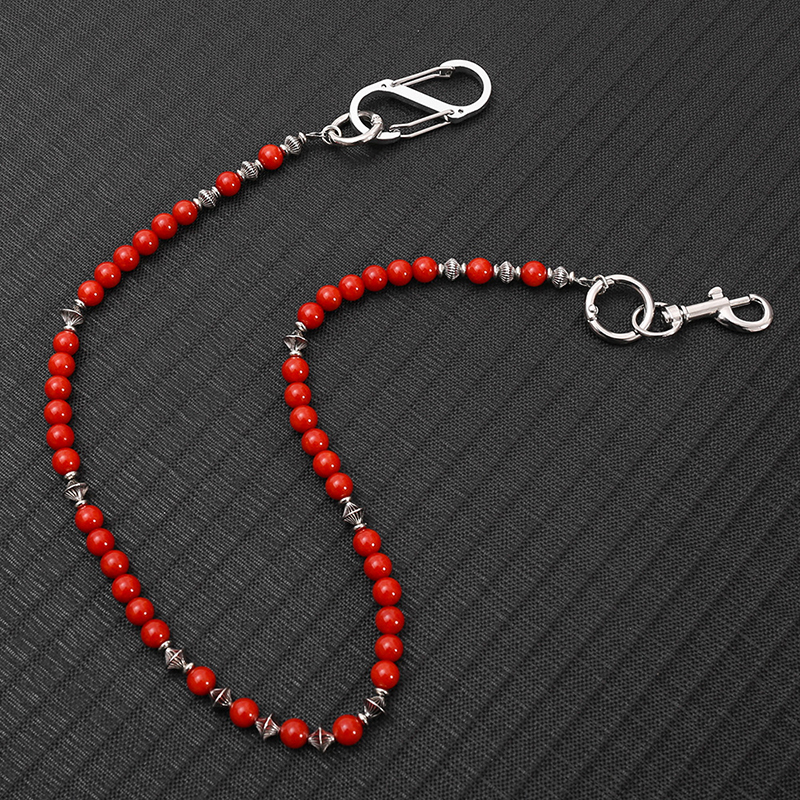 Hip Hop Punk Jean Chain Red Be - Men Accessories Pk ulasan dan harga