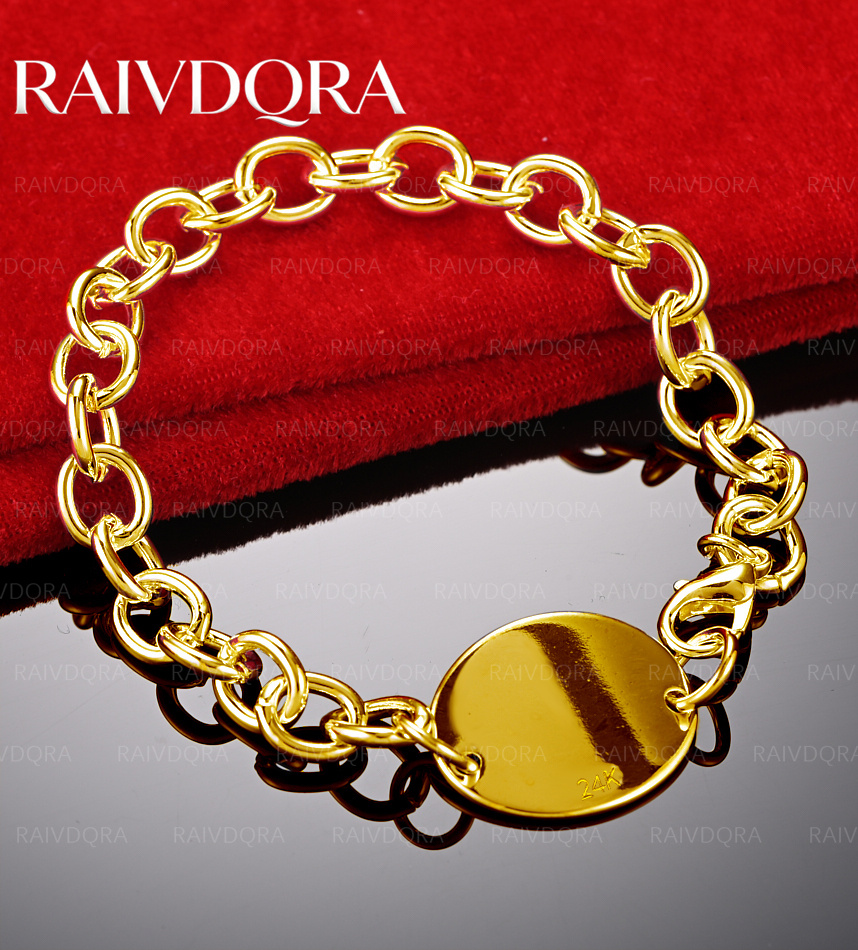 18K Gold Plated Disc Chain Bra - Men Accessories Chain And Bracelet ulasan dan harga