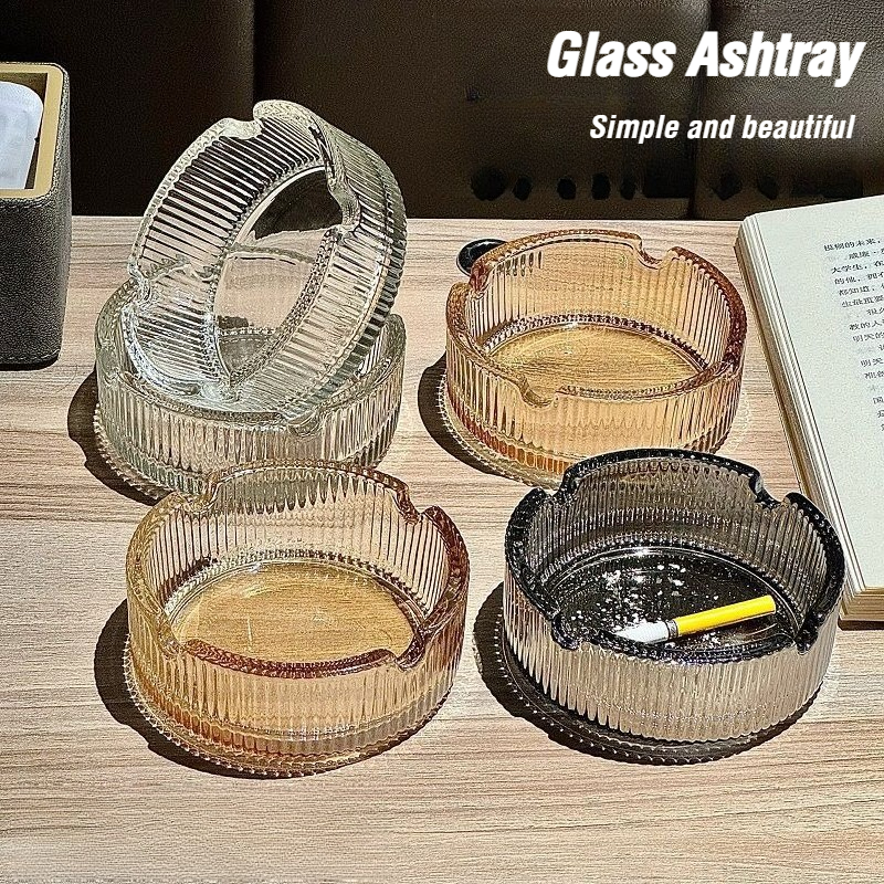 Transparent Glass Ashtray Ciga - Men'S Accessories Tray ulasan dan harga