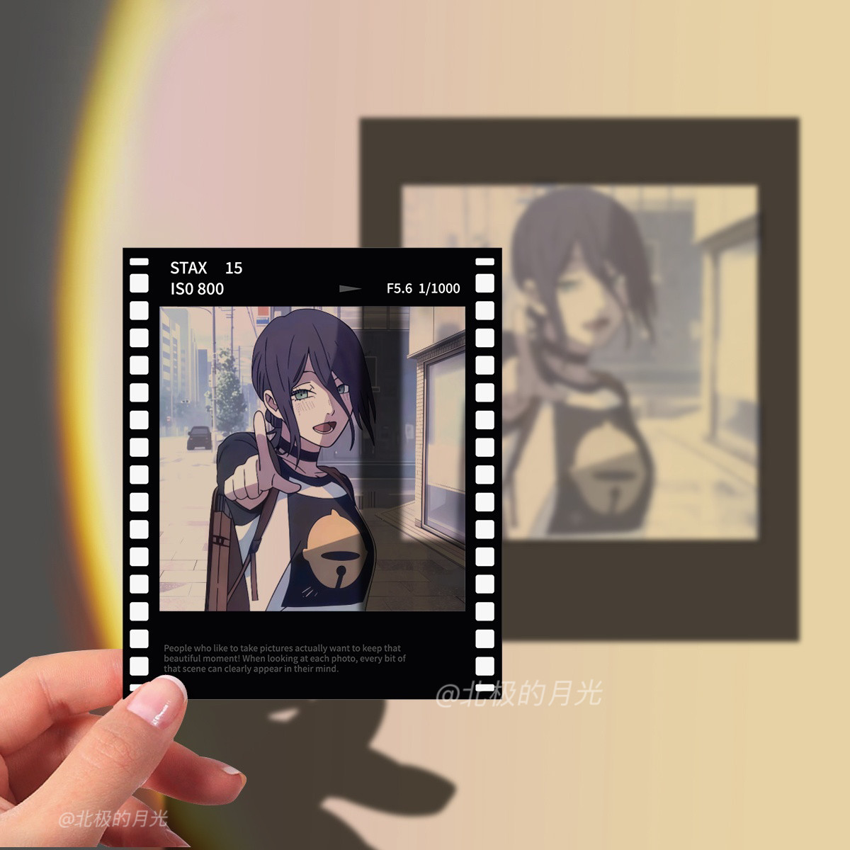 Chainsaw Man Reze Arc Polaroid - Men Accessories To Gift ulasan dan harga