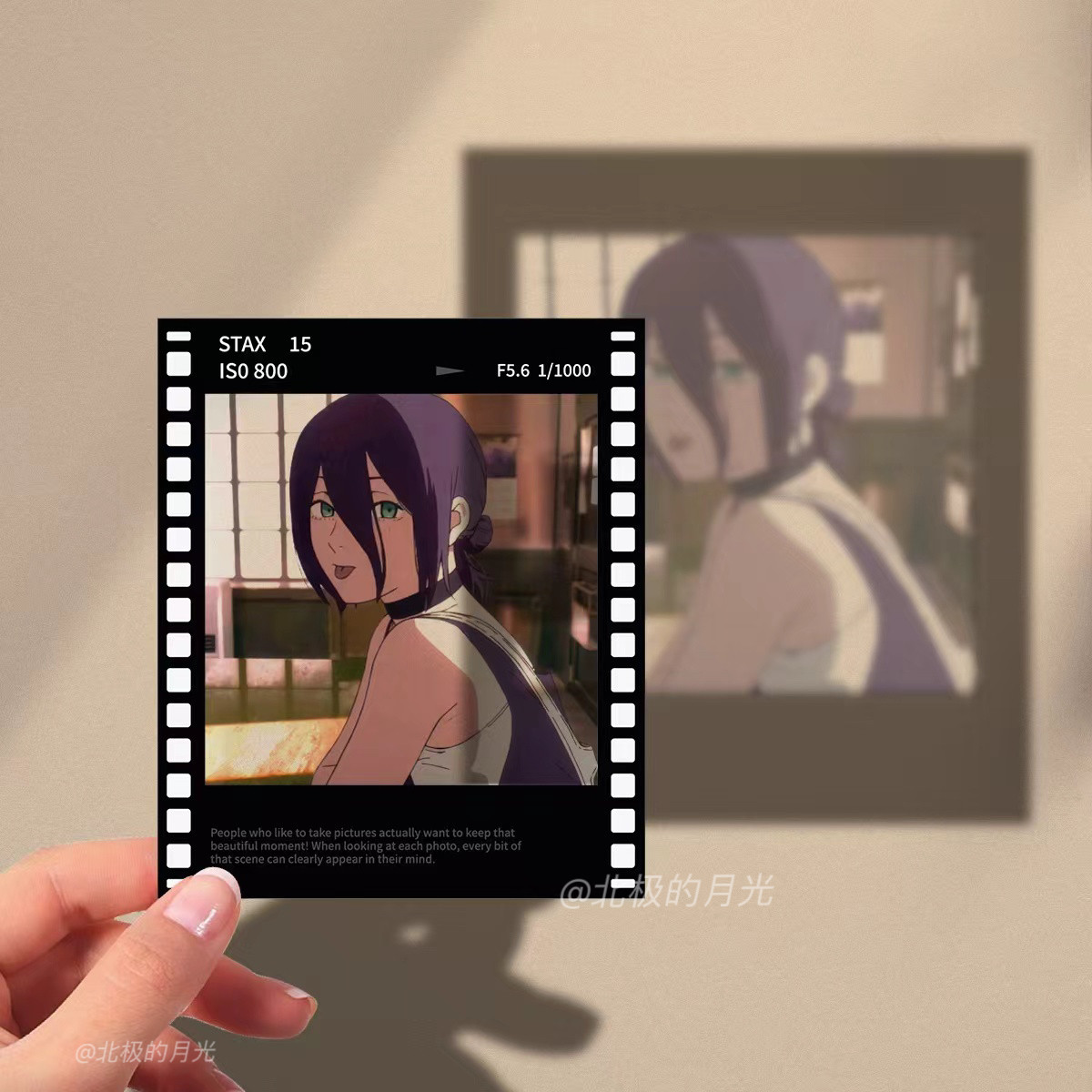 Chainsaw Man Reze Arc Polaroid - Men Accessories To Gift ulasan dan harga