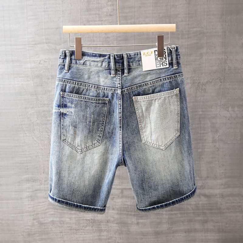 Men's Short Jeans Pants with P - Men'S Accessories For Jeans ulasan dan harga