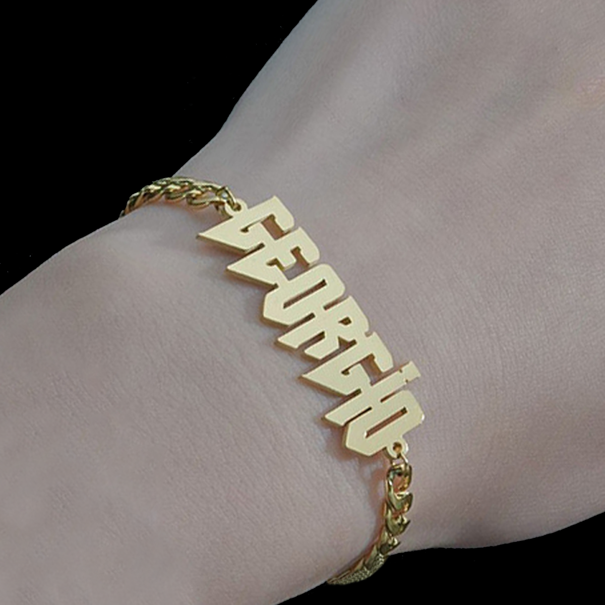 Custom Nameplate Bracelet For  - Men Accessories Chain And Bracelet ulasan dan harga