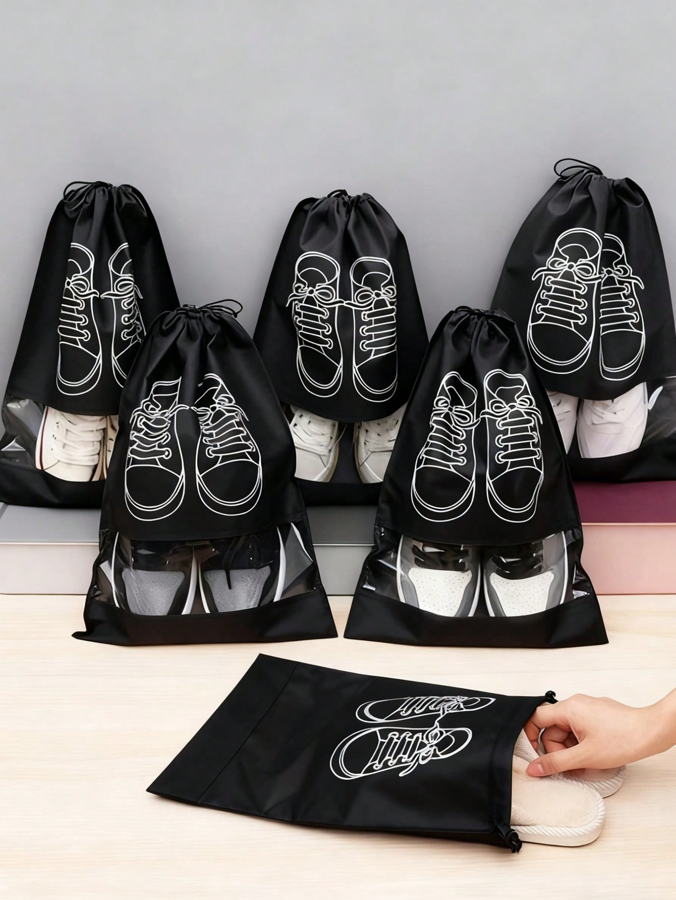Black Travel Essential 5/10pcs - Men'S Accessories Essentials ulasan dan harga