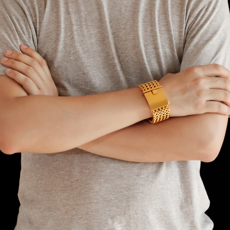 KALEN New Stainless Steel Link - Men Accessories In Dubai ulasan dan harga