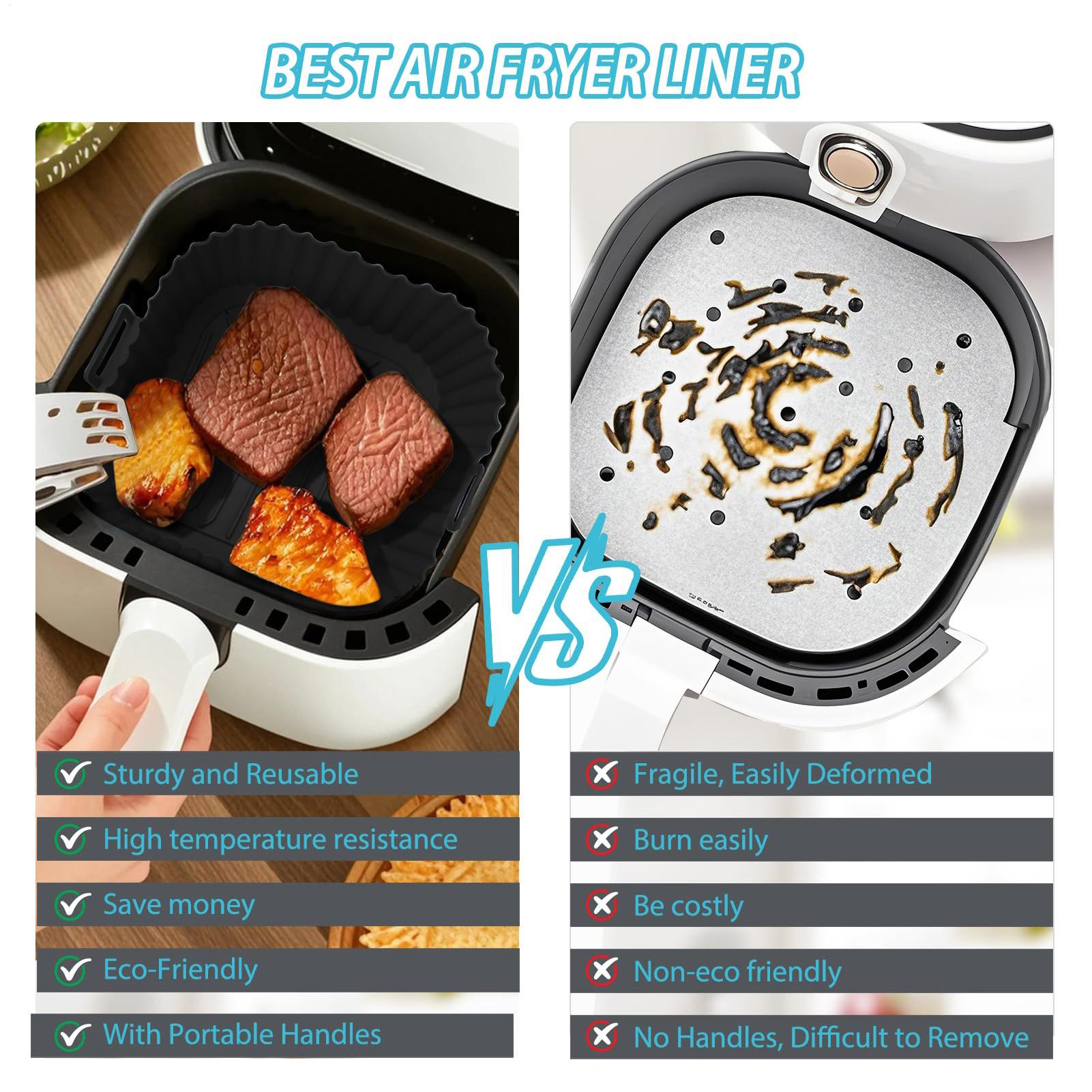 Air Fryer Silicone Liners Pot  - Men'S Accessories Tray ulasan dan harga