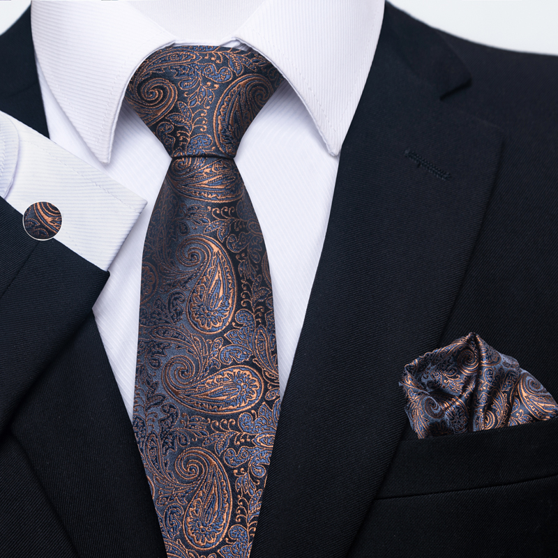 Brand Fashion  8 cm Tie Pocket - Men'S Accessories Gift Set Branded ulasan dan harga