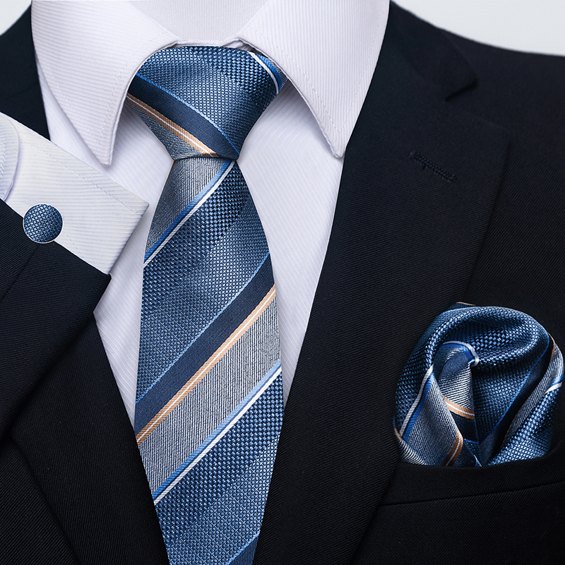 Brand Fashion  8 cm Tie Pocket - Men'S Accessories Gift Set Branded ulasan dan harga