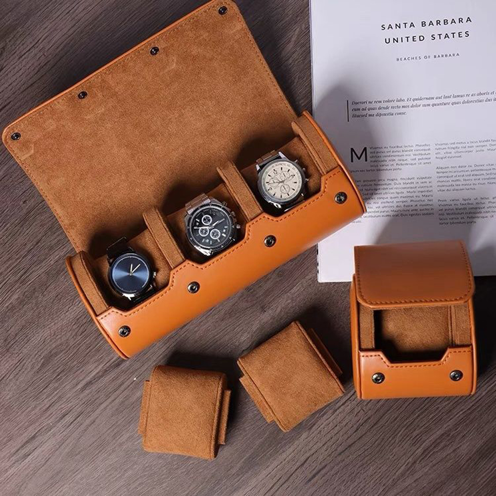 Watch Roll Travel Case Watch B - Men Accessories Organiser ulasan dan harga