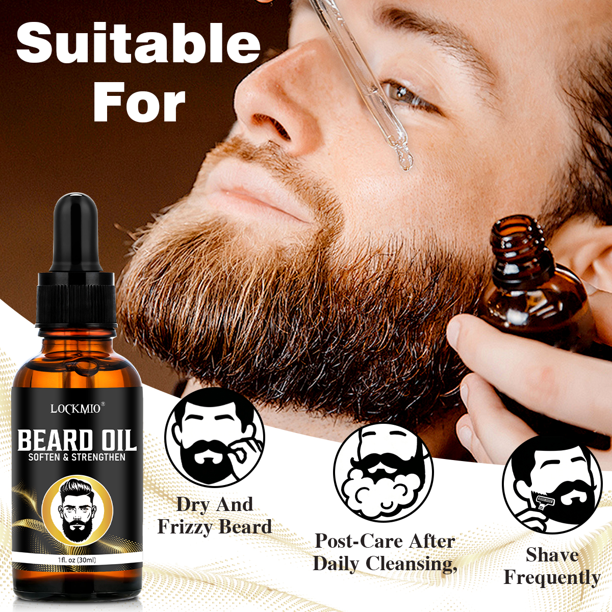 Valentine's Day Men's Beard Ca - Men Accessories Gift Set ulasan dan harga