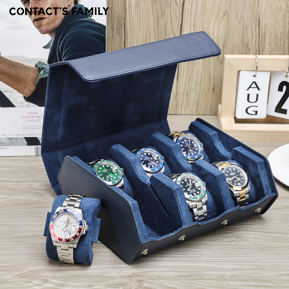 Genuine Leather Watch Travel C - Men Accessories Organiser ulasan dan harga