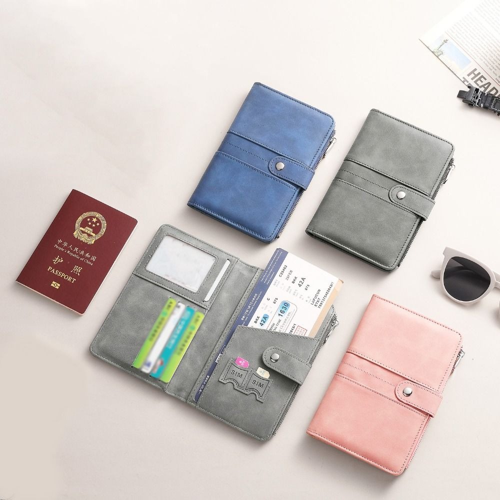 Creative Card Holder PU Passpo - Passport Wallet Rfid ulasan dan harga