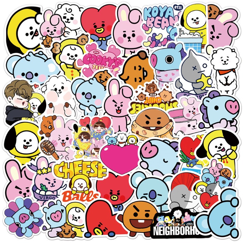 BT21 koya RJ Shooky Man Chimmy - Men Accessories Gift Set ulasan dan harga