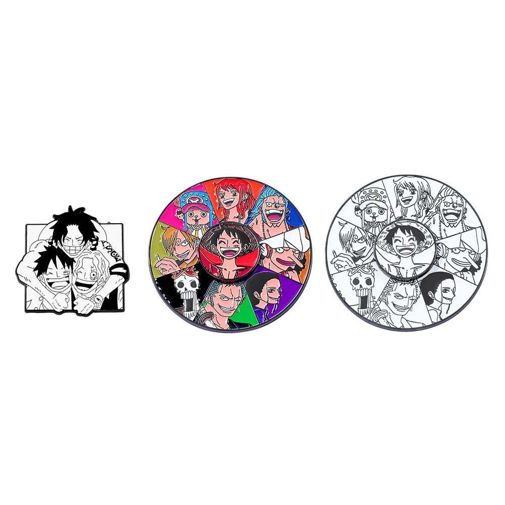 3 Pcs Anime One Piece Brooch L - Lapel Pin Enamel ulasan dan harga